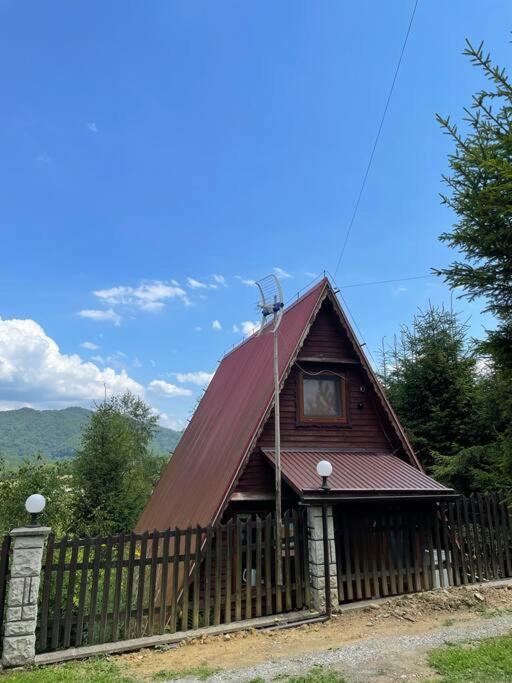 Domek Na Gorze Z Pieknym Widokiem Bukowiec  Luaran gambar
