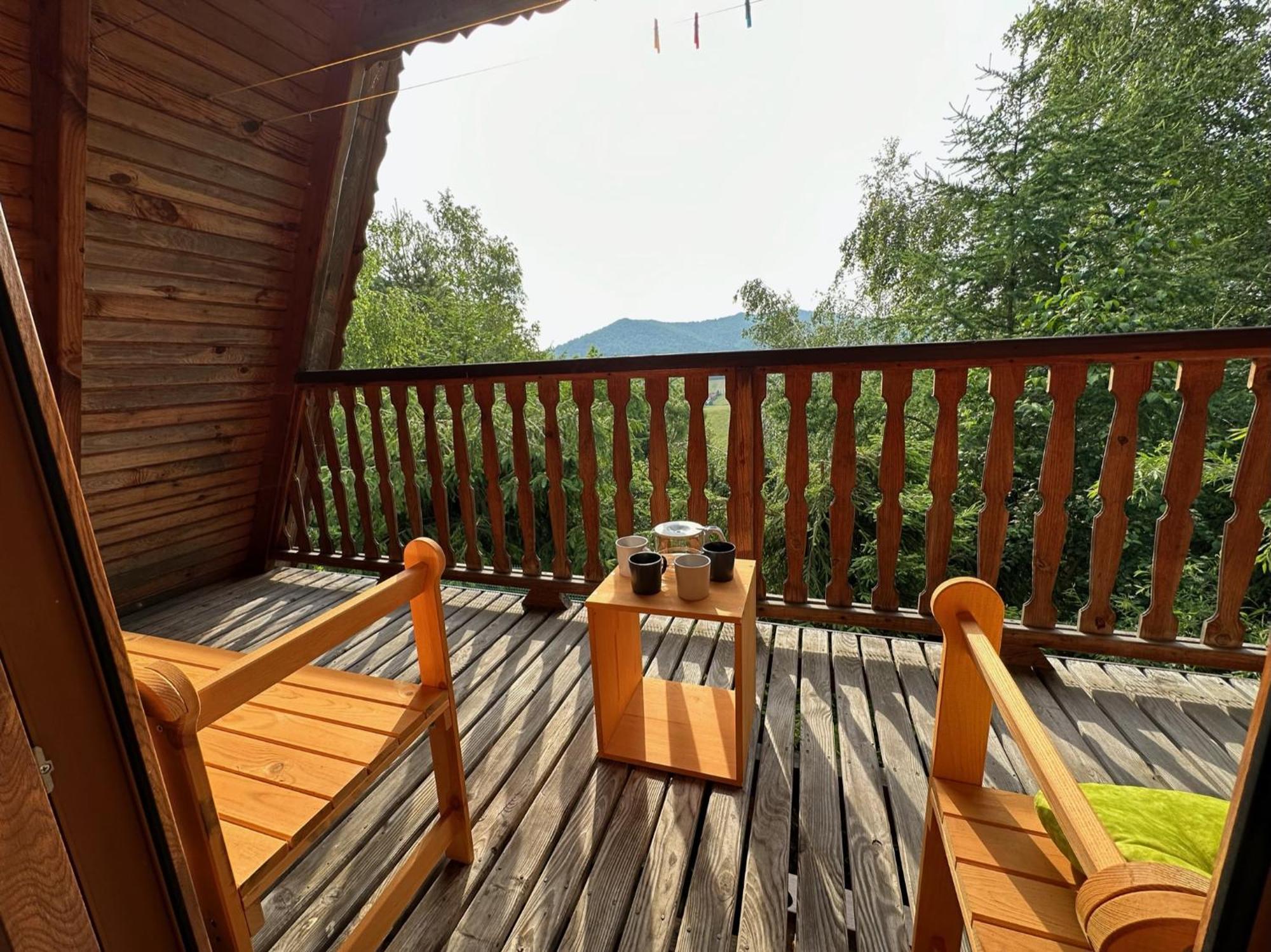 Domek Na Gorze Z Pieknym Widokiem Bukowiec  Luaran gambar