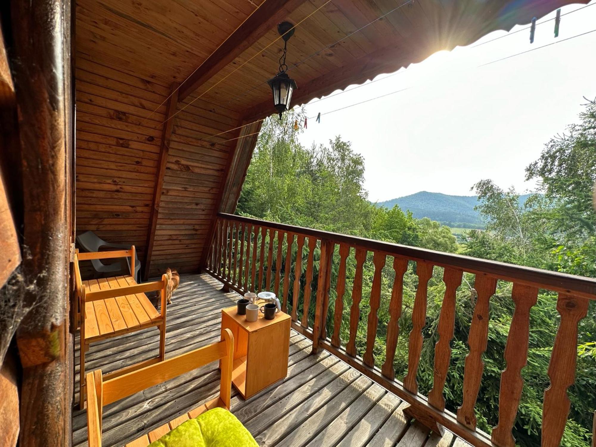 Domek Na Gorze Z Pieknym Widokiem Bukowiec  Luaran gambar